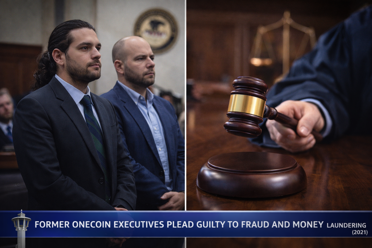Former OneCoin Executives Plead Guilty to Fraud and Money Laundering (2021)