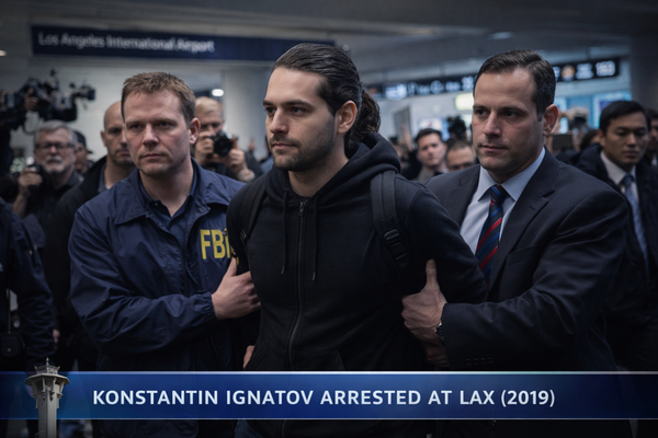 Konstantin Ignatov Arrested at Los Angeles International Airport (2019)